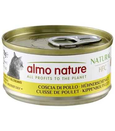 Almo nature hfc natural gatto adult coscia di pollo 70 gr