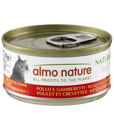 Almo nature hfc natural gatto adult pollo e gamberetti 70 gr