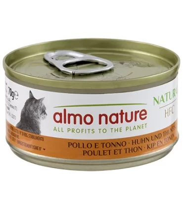 Almo nature hfc natural gatto adult pollo e tonno 70 gr