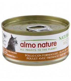 Almo nature hfc natural gatto adult pollo con formaggio 70 gr
