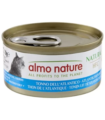 Almo nature hfc natural gatto adult tonno dell'atlantico 70 gr