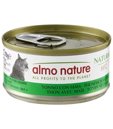 Almo nature hfc natural gatto adult tonno con mais 70 gr