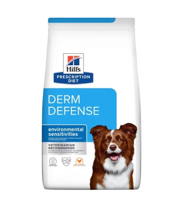 Hill's Prescription Diet Cane Derm Defense environmental sensitivities 10 kg