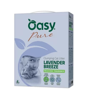 Oasy Lettiera Minerale Pure LAVENDER BREEZE 10 Lt