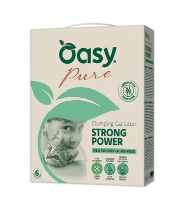 Oasy Lettiera Minerale Pure STRONG POWER 10 Lt