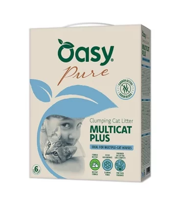 Oasy Lettiera Minerale Pure MULTICAT PLUS 10 Lt