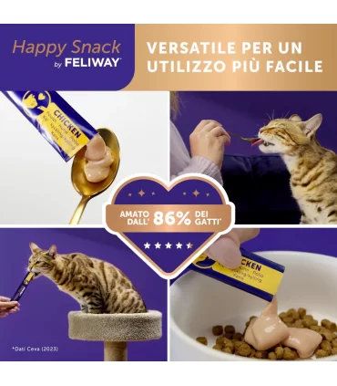 Feliway happy snack pollo 24 stick 15 gr