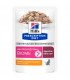 Hill's Prescription Diet Gatto Gastrointestinal biome digestive fibre care pollo 12 buste 85 gr 12
