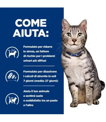 Hill's Prescription Diet gatto c/d urinary stress metabolic 12 buste 85 gr pollo