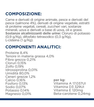 Hill's Prescription Diet gatto c/d urinary care multicare 12 buste 85 gr salmone