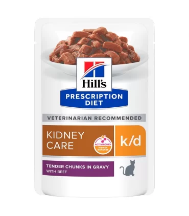 Hill's Prescription Diet Gatto kidney care k/d 12 buste 85 gr manzo