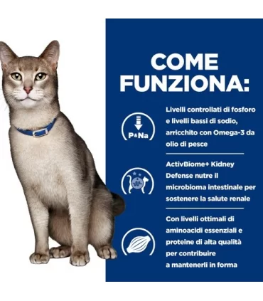 Hill's Prescription Diet Gatto kidney care k/d 12 buste 85 gr manzo
