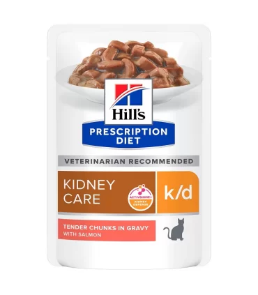 Hill's Prescription Diet Gatto kidney care k/d 12 buste 85 gr salmone