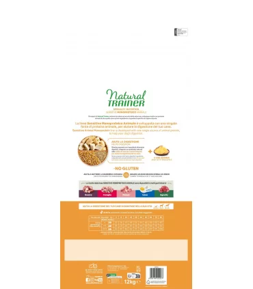 Natural Trainer specialty nutrition cane medium & maxi adult salmone 12 kg