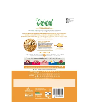 Natural Trainer specialty nutrition cane medium & maxi adult salmone 3 kg