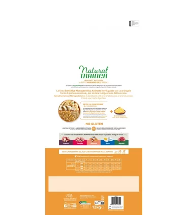 Natural Trainer specialty nutrition cane medium & maxi adult maiale 12 kg