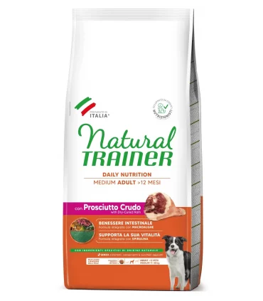 Natural Trainer daily nutrition cane Medium adult prosciutto crudo 3 kg