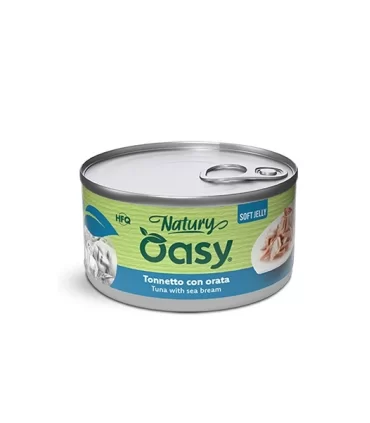 Oasy Wet Cat Natury Soft Jelly TONNETTO CON ORATA Lattina 150 gr