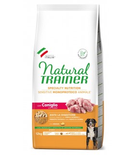 Natural Trainer specialty nutrition cane medium & maxi adult coniglio 12 kg