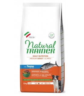 Natural Trainer daily nutrition cane Medium adult tonno 12 kg
