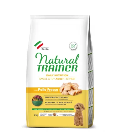 Natural Trainer daily nutrition cane small&toy adult Pollo fresco 2 kg