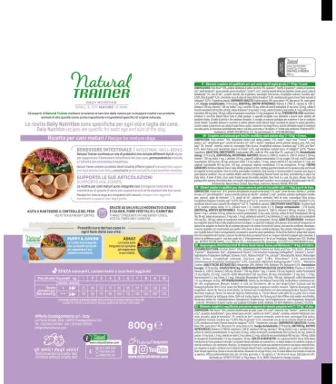 Natural Trainer daily nutrition cane small&toy mature Pollo fresco 800 gr