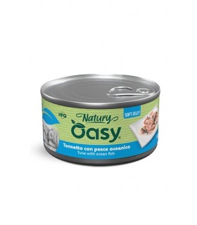 Oasy Wet dog Natury Soft Jelly TONNETTO CON PESCE OCEANICO Lattina 150 gr