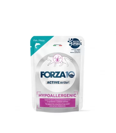 Forza 10 gatto hypoallergenic active vet diet pesce 80 gr