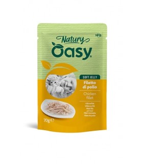Oasy Wet Cat Natury Soft Jelly FILETTO DI POLLO bustina 70 gr