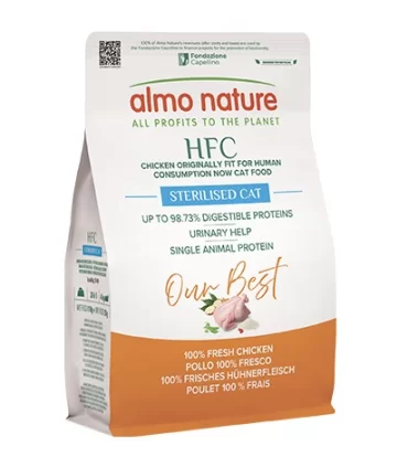 Almo nature hfc our best gatto adult sterilizzato pollo 300 gr