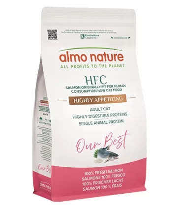 Almo nature hfc our best gatto adult highly appetizing salmone 1,2 kg