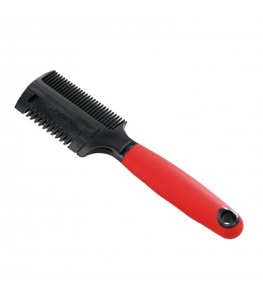 Pettine Doppio Cani Ferplast GRO 5755 Premium Acciaio Cromato Pelo Lungo Medio - 3