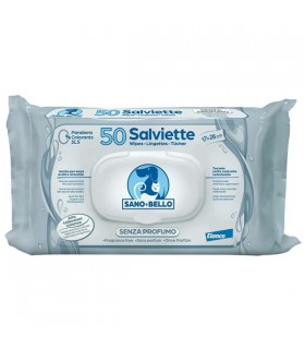 Sano e Bello salviette detergenti senza profumo 50 Salviette Elanco