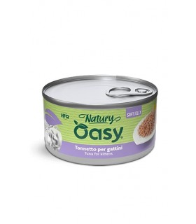 Oasy Wet Cat Natury Soft Jelly TONNETTO PER GATTINI Lattina 85 gr