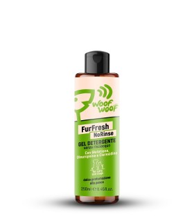Woof Woof Wellness FurFresh NoRinse gel detergente Cane Gatto 250 ml