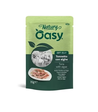 Oasy Wet Cat Natury Soft Jelly TONNETTO CON ALGHE bustina 70 gr