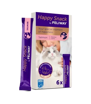 Feliway happy snack salmone 6 stick 15 gr