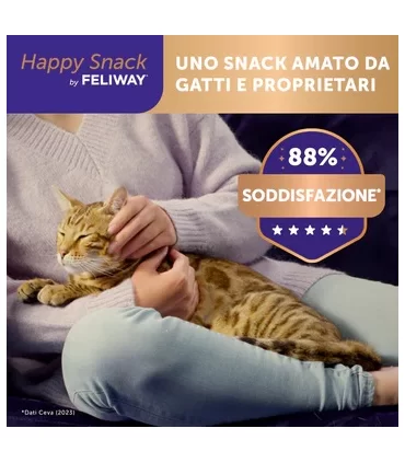 Feliway happy snack salmone 6 stick 15 gr
