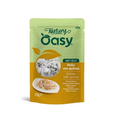 Oasy Wet Cat Natury Soft Jelly POLLO CON QUINOA bustina 70 gr