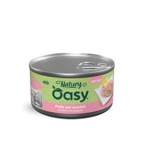 Oasy Wet Dog Natury Soft Jelly POLLO PER CUCCIOLI Lattina 150 gr