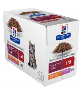 Hill's Prescription Diet kitten digestive care i/d con pollo 12 buste 85 gr