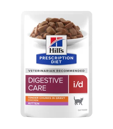 Hill's Prescription Diet kitten digestive care i/d con pollo 12 buste 85 gr