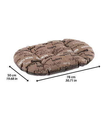 Ferplast relax 78/8 cuscino città marrone