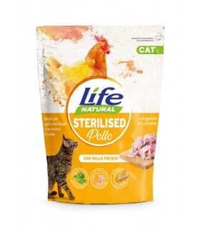 Life cat sterilized con pollo fresco 800 gr