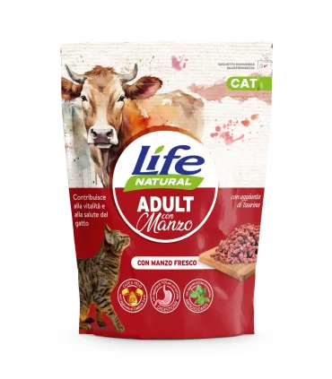 Life cat adult con manzo fresco 800 gr