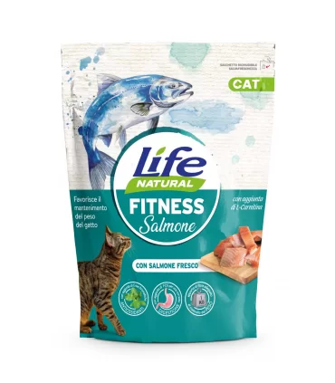Life cat fitness con salmone fresco 800 gr