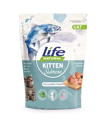 Life cat kitten con salmone fresco 800 gr