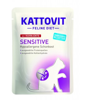 Kattovit Gatto Sensitive Pollo e Anatra busta 85 gr