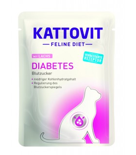 Kattovit Gatto Diabete Salmone busta 85 gr