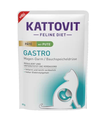 Kattovit Gatto Patè Gastro Tacchino busta 85 gr